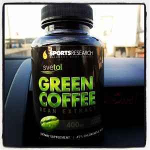 Green coffee  beans 
